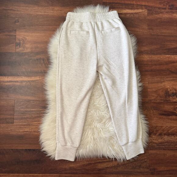 NWOT Varley The Slim Cuff Pant 25" in Ivory Marl Size Small - Picture 4 of 10